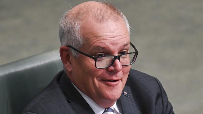 CANBERRA, AUSTRALIA, NewsWire Photos. JUNE 1, 2023: Scott Morrison during Question Time at Parliament House in Canberra. Picture: NCA NewsWire / Martin Ollman