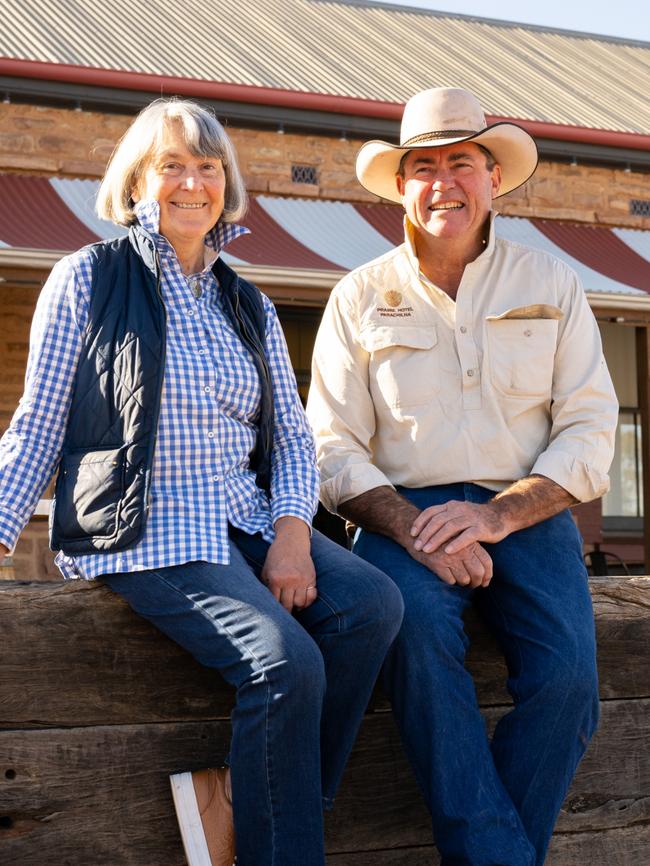 Owners of The Prairie Hotel Jane and Ross Fargher. Picture: Morgan Sette