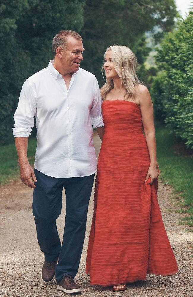 Bill and Lorna Jane Clarkson share the secrets to their success in love and business. Picture: Jamie Green and stylist, Kimberly Gardner