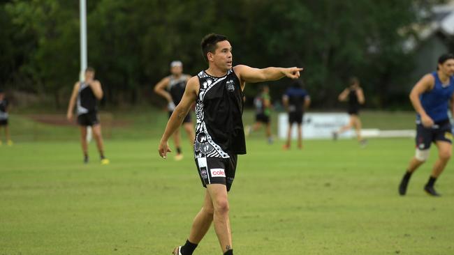 Mathew Stokes won the NTFL premiership at just 14. Picture: (A)manda Parkinson