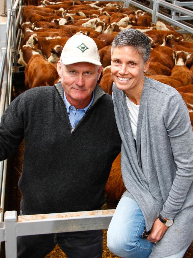 Riverina graziers Michael and Anna Coughlan.