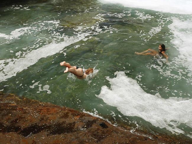 Giles Baths, Coogee. Picture: John Appleyard