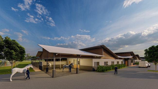 Artist impression of SAPOL stables at Gepps Cross.