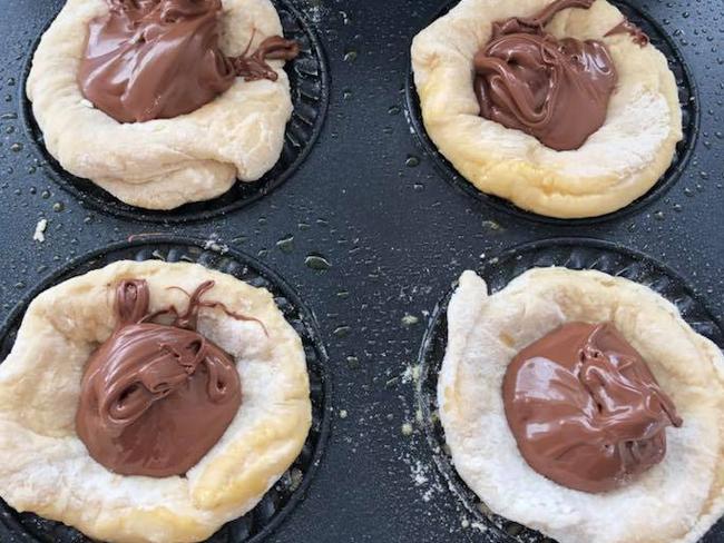 The Nutella doughnut, as well as quiches and scones, are a hit to create in the pie maker.