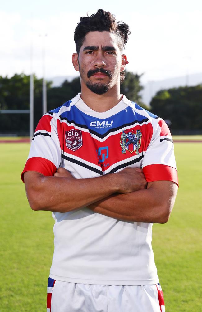 Ivanhoe Knights' Rhylee Herd will play in the 2022 Cairns District Rugby League A Grade premiership. Picture: Brendan Radke