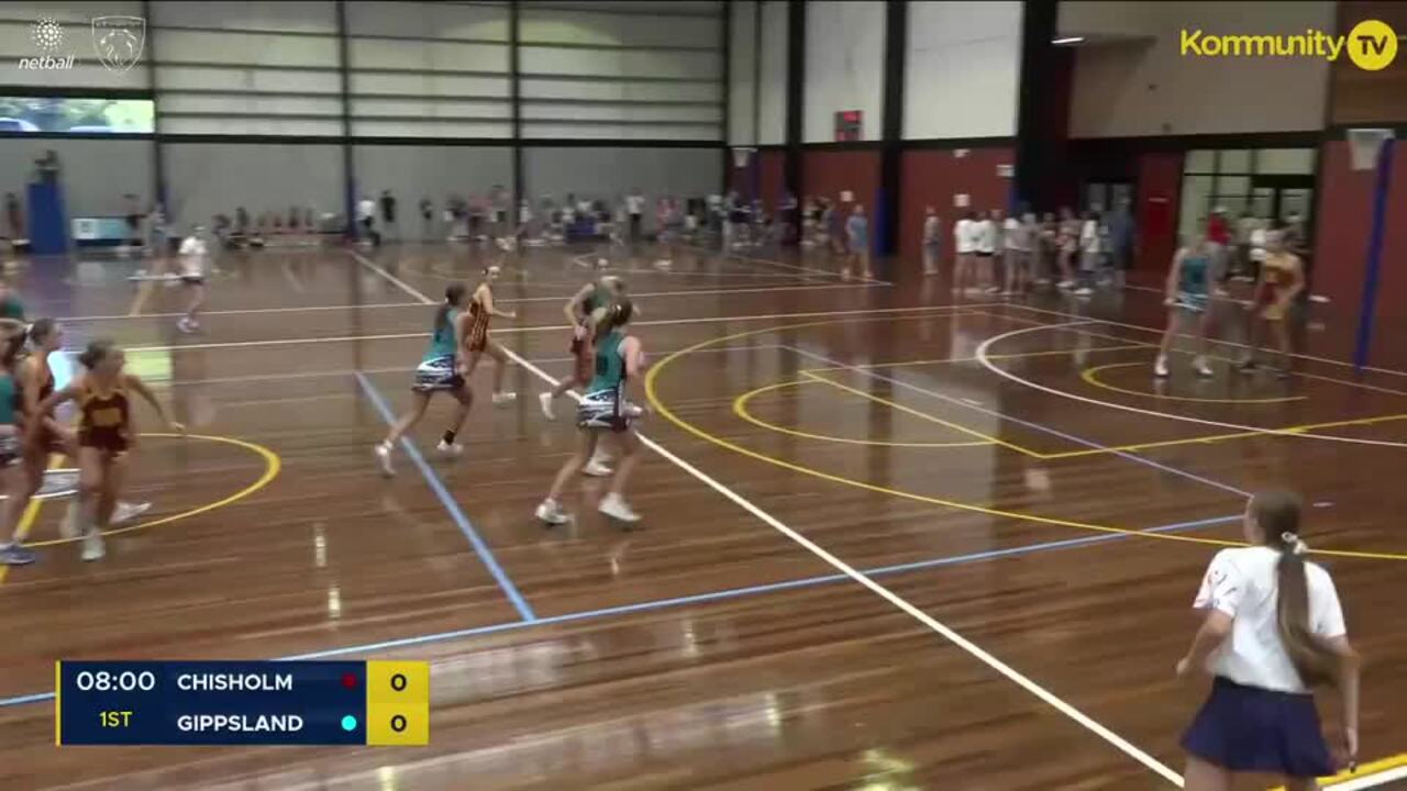 Replay: Chisholm v East Gippsland (17&U M) - 2025 Netball Victoria State Titles Day 1