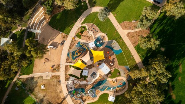 An aerial shot of the park. Picture: Supplied