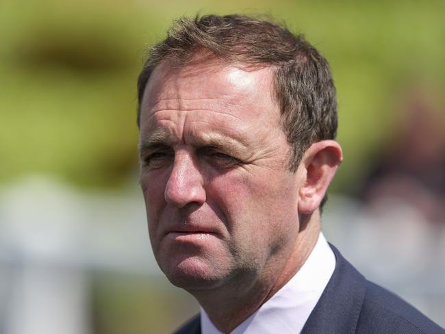 NEWMARKET, ENGLAND - MAY 05: Charlie Appleby poses at Newmarket Racecourse on May 05, 2024 in Newmarket, England. (Photo by Alan Crowhurst/Getty Images)