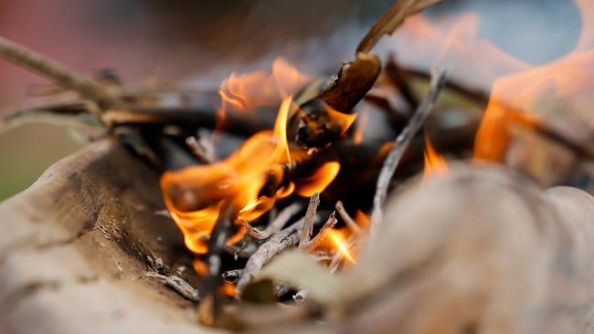 A smoking ceremony is performed during a welcome to country. Picture: Dylan Burns/Getty Images)