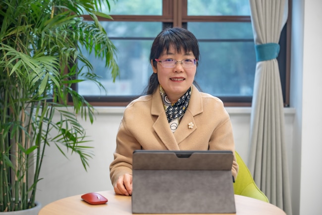 Zhao Yufang is dean of Westa College, a joint venture between the University of Tasmania, the University of Western Australia and China's Southwest University. Ms Zhao is also a deputy to the National People's Congress, the highest organ of state power in China. Picture: China Daily