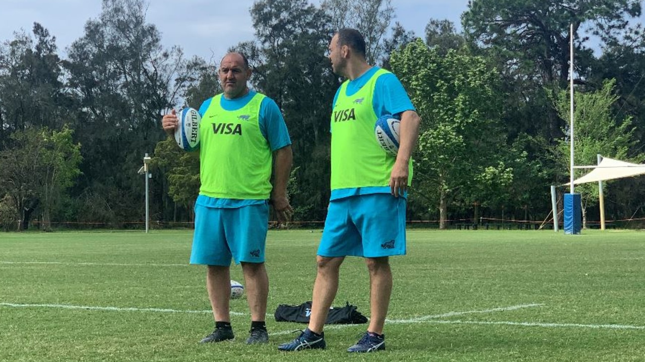 Michael Cheika joined Argentina’s Rugby Championship camp on Wednesday.