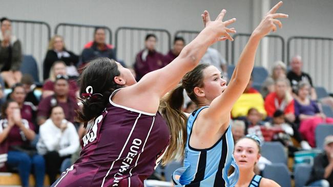 Manly's Tallulah Lewis is a talented netballer and softballer.