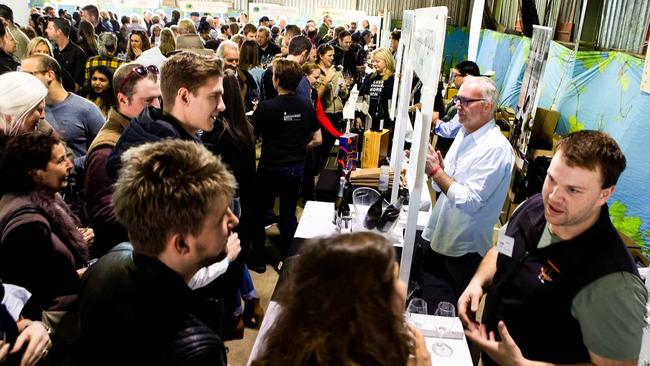 Less restrictive times at the Winter Wine fest at the Red Hill Showground on June 8 last year. Picture: Mornington Peninsula Vignerons Association