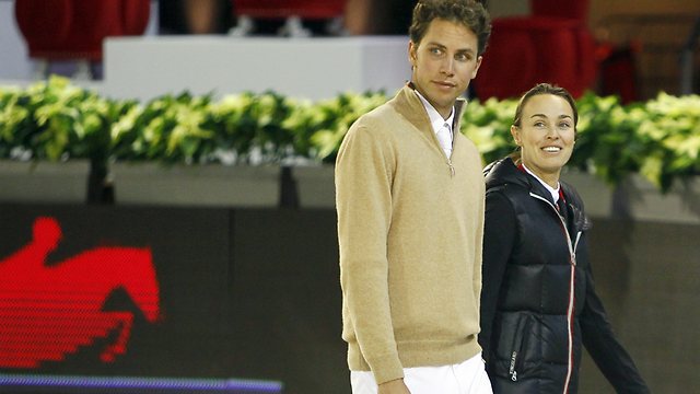 Martina Hingis and her husband Thibault Hutin.
