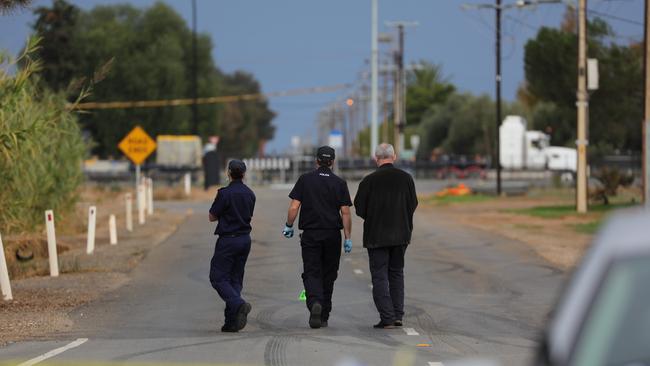 Police are searching for the shooter while the victim recovers in hospital. Picture: AAP/Russell Millard