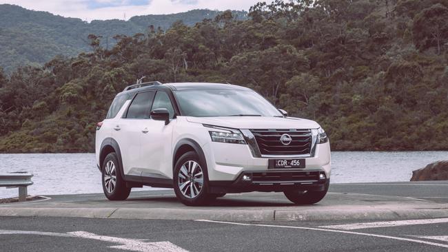 Nissan's all-wheel drive Pathfinder in Ti specification.