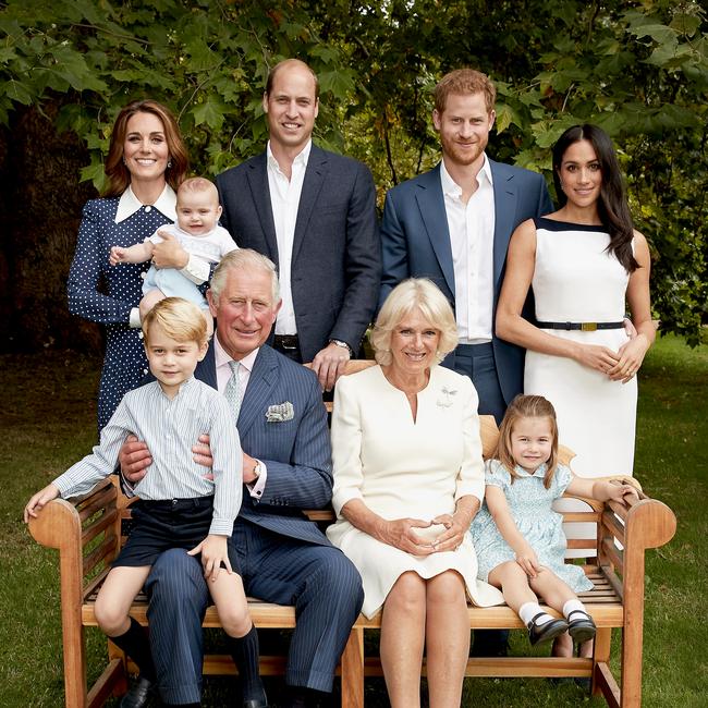 This 2018 family photo appears in the official coronation program. Picture: by Chris Jackson / Clarence House via Getty