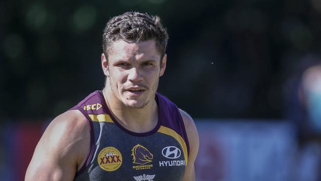 James Roberts at Broncos training. Picture: AAP