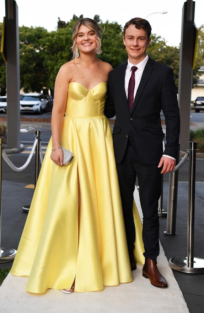 Jade Sellell and Oliver Davis at year 12 formal, Nambour Christian College. Picture: Patrick Woods.