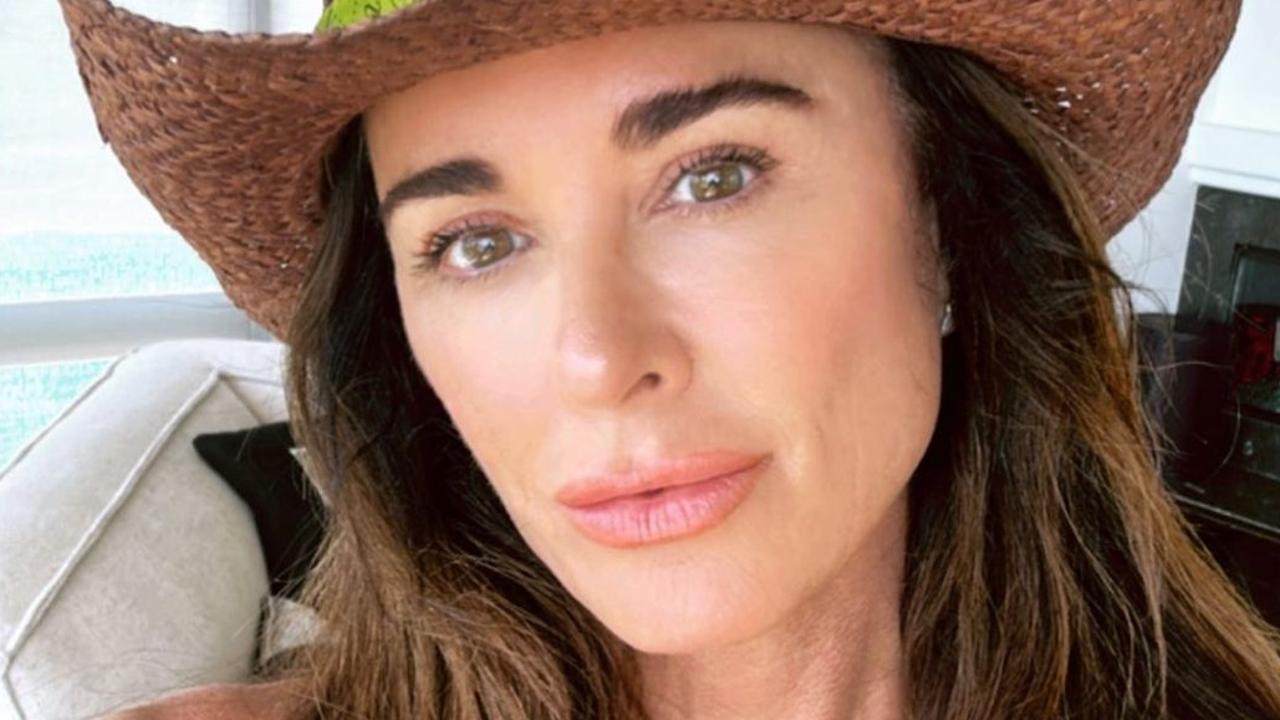 Kyle Richards has appeared to respond to alcohol addiction rumours.