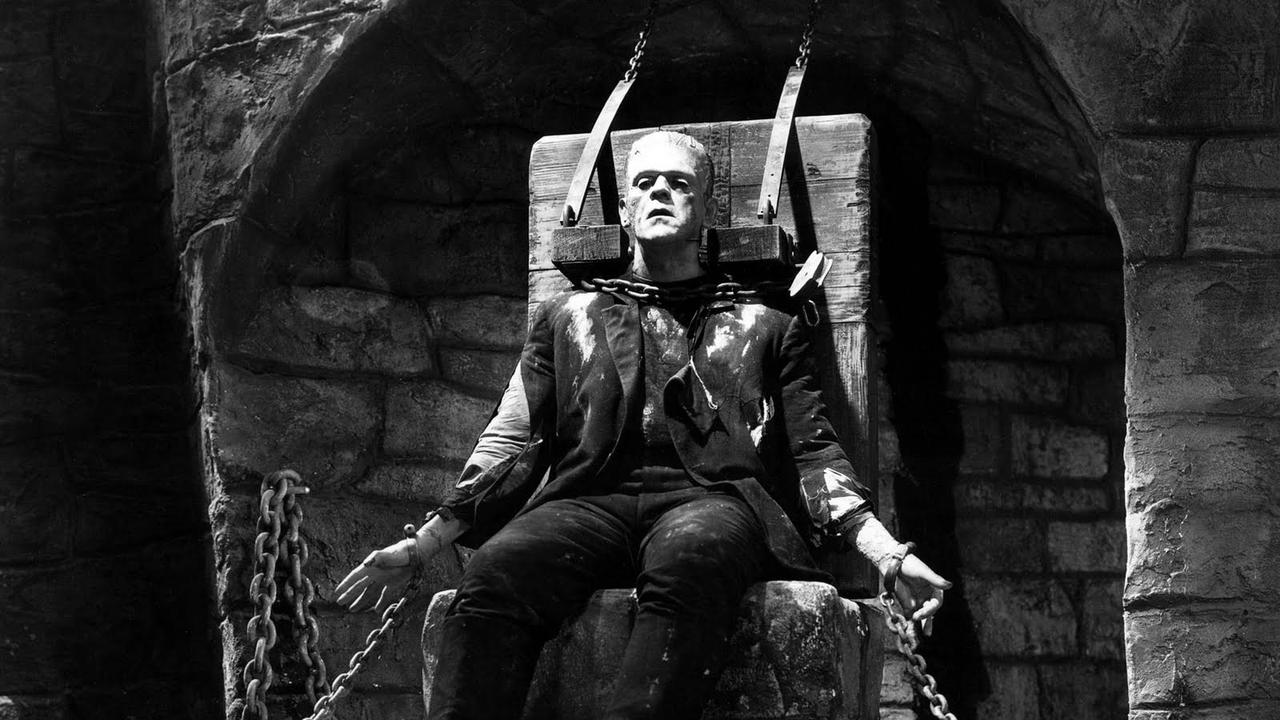 Boris Karloff as the monster in The Bride of Frankenstein 1935. Universal Films