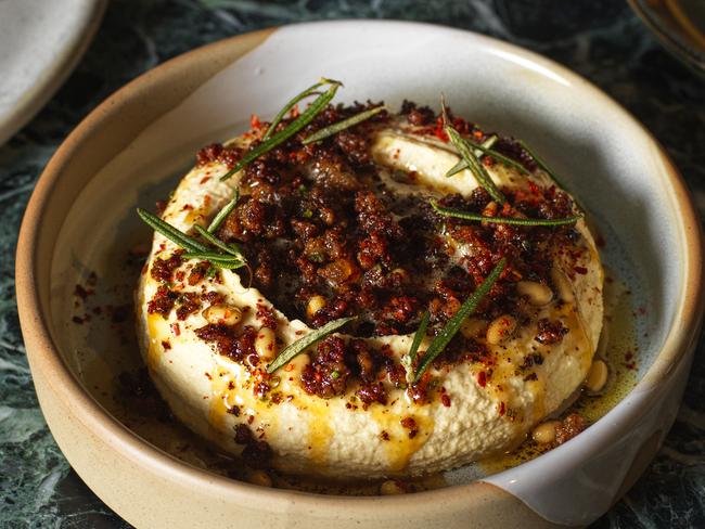 Laya hummous dish Picture: Jason Loucas