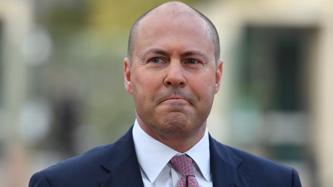 Treasurer Josh Frydenberg said Australia’s net debt is around half of that in the UK and US. Picture: Sam Mooy/Getty