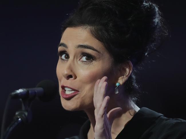 Comedian Sarah Silverman led the chorus of complaint against the book deal for Yiannopoulos. Picture: Chip Somodevilla/Getty Images/AFP