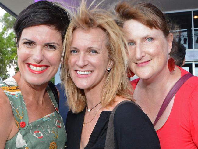 Criena Gehrke, Elise Greig, Kate Shearer at the Bleach Festival launch at the Arts Centre Gold Coast, Bundall. Picture: Regina King