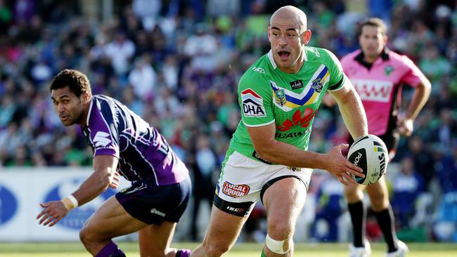 Terry Campese hung up the boots after an 11-year career with the Raiders. Picture: Colleen Petch