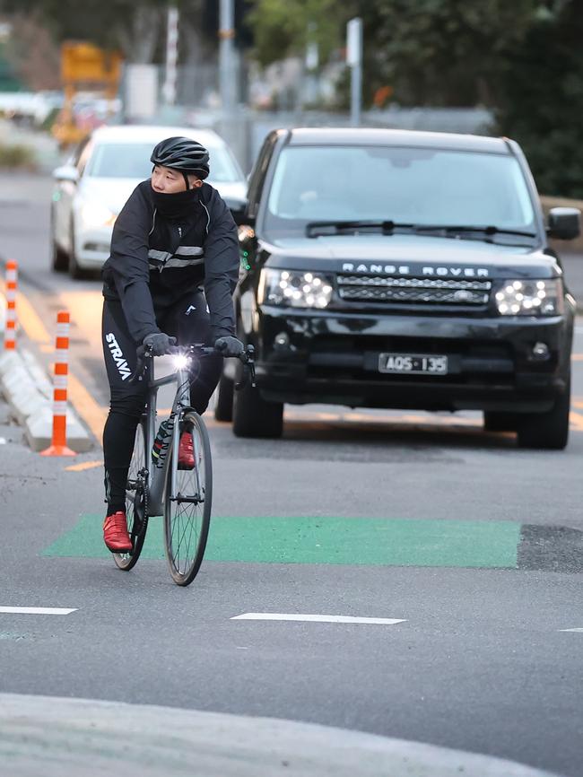 Bike lanes have destroyed Melbourne. Picture: David Caird