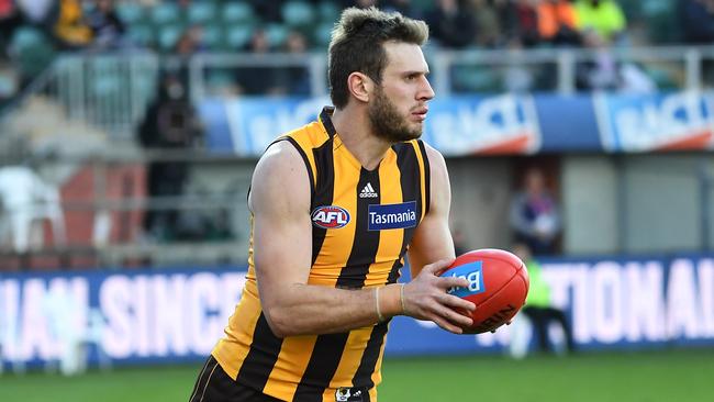 Grant Birchall can replace the experience gap left by the retirement of Luke Hodge. Picture: AAP