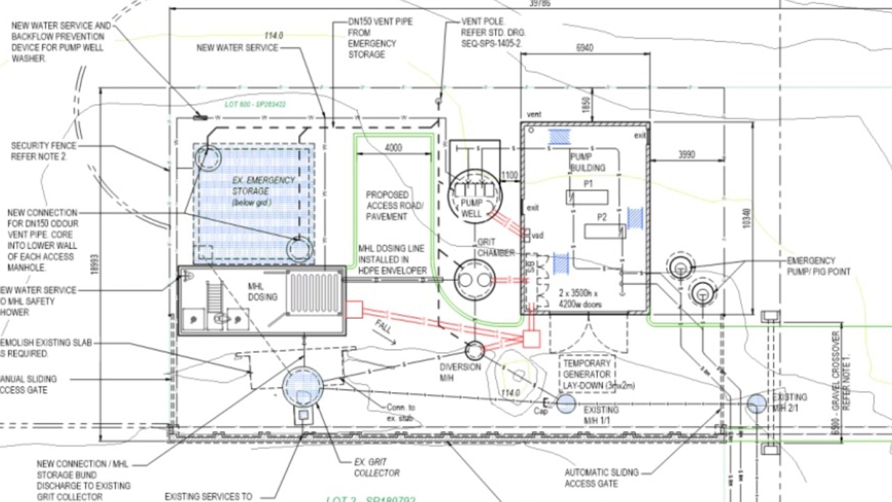 The Plainland sewage pump plans. PHOTO: LVRC