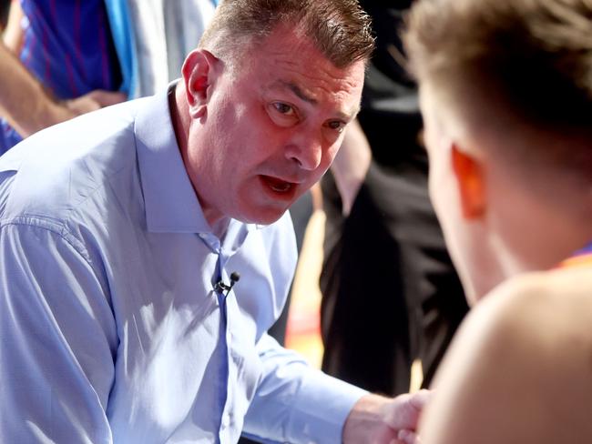 Adelaide 36ers coach Scott Ninnis., earlier this year. Picture: Kelly Barnes/Getty Images