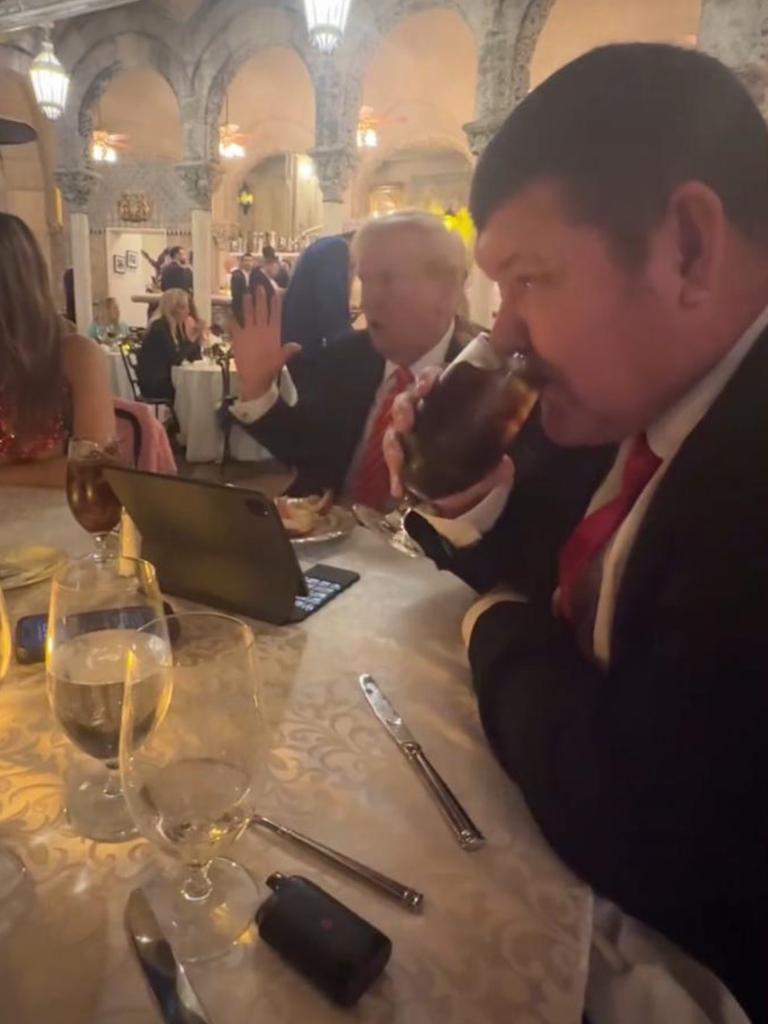 James Packer dined with President-elect Donald Trump overnight. Picture: Instagram