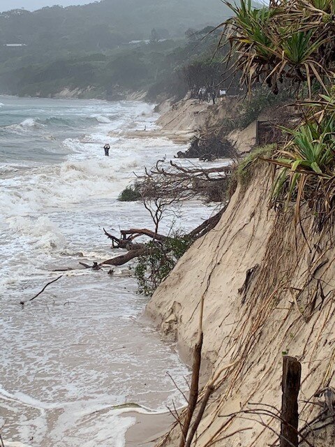 The coastline at Byron Bay.