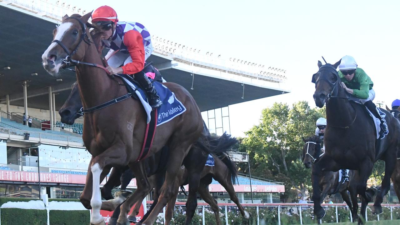 Tycoon Bec will have the services of champion jockey Jamie Kah when seh attempts to return to winning form at Pakenham on Saturday. Picture : Racing Photos via Getty Images.