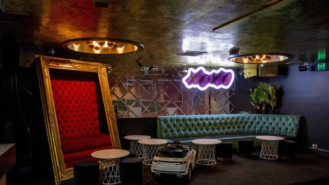 Seating at the renovated The Bedroom Lounge Bar in Surfers Paradise. Picture: Jerad Williams