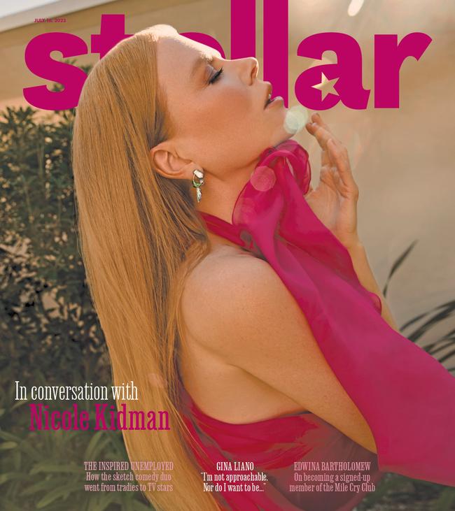 Nicole Kidman on the cover of this weekend’s Stellar.