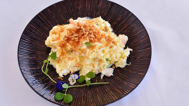 Sauteed milk with crab meat and dried scallop. Picture: Nicki Connolly