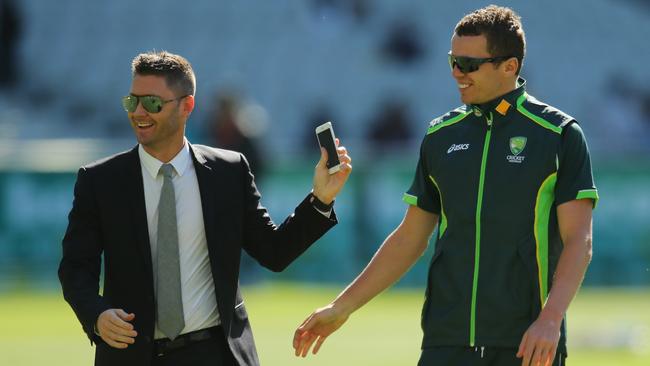 Clarke has been watching the Boxing Day Test from the commentary box.