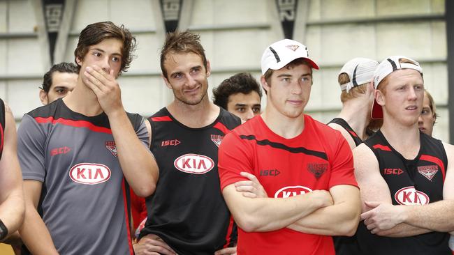 The returning Essendon players will be considerably cheaper. Picture: David Caird