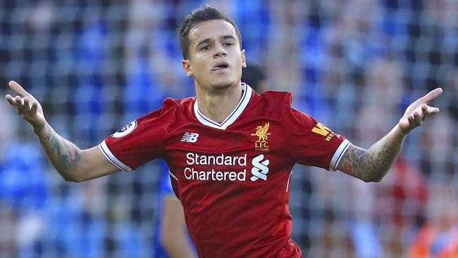 Liverpool's Philippe Coutinho. (Mike Egerton/PA via AP)