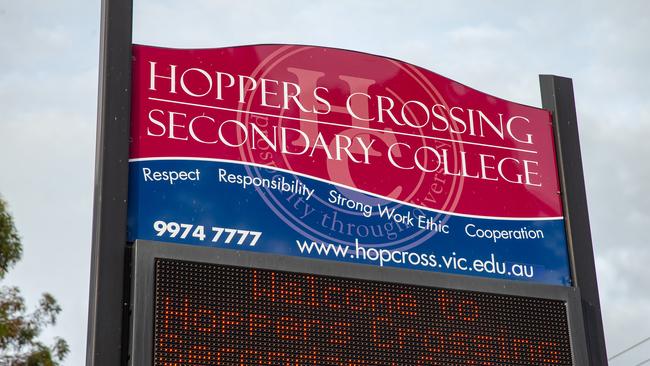 Hoppers Crossing Secondary College has been growing fast since 2005. Picture: Sarah Matray