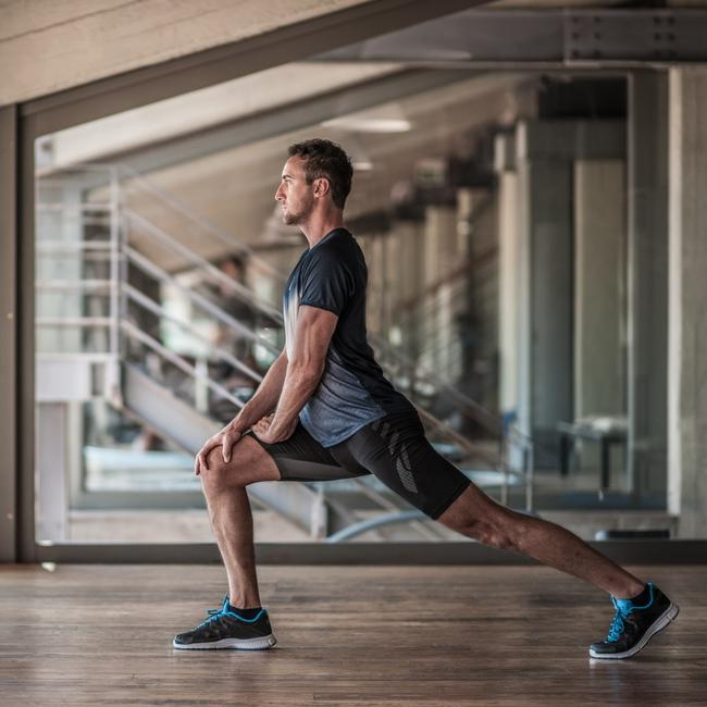 Lunges are a great exercise for working muscles and joints at the same time. Picture: Getty Images