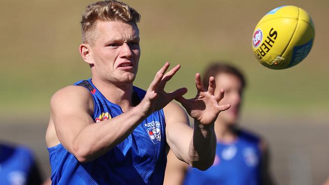 Adam Treloar is set to face his old team on Friday night. Picture: Michael Klein