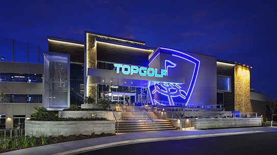 Topgolf in Jacksonville, USA. Photo: Topgolf