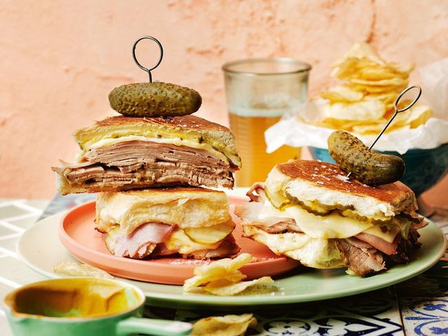 Top chef Danielle Alvarez's cubano sandwich with spiced pork neck.