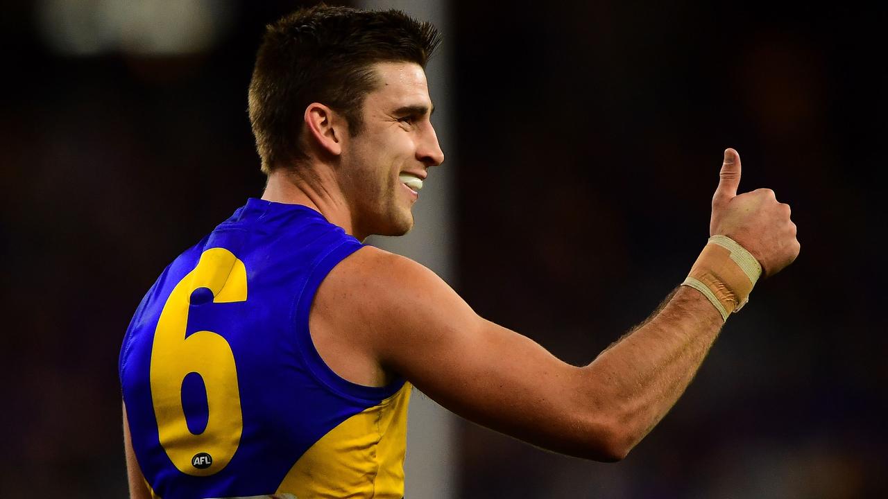 ”Welcome, Pies!” (Photo by Daniel Carson/AFL Photos via Getty Images)