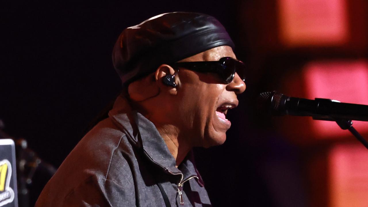 Musician Stevie Wonder rehearses. Picture: Getty